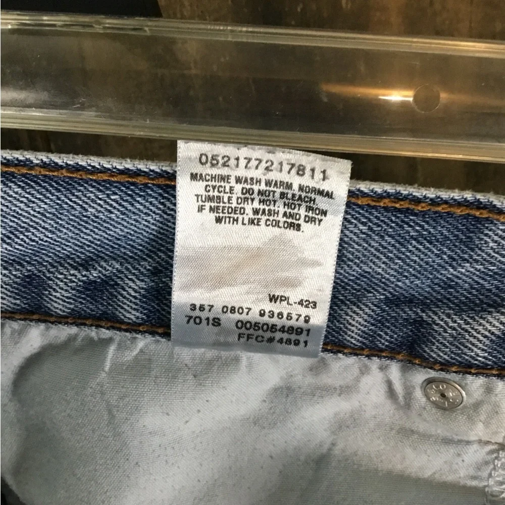 Levi’s 505 size 38x30 regular fit 5 pocket denim jeans